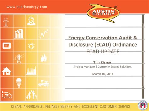 ecad austin|Energy Conservation and Disclosure Act (ECAD) .